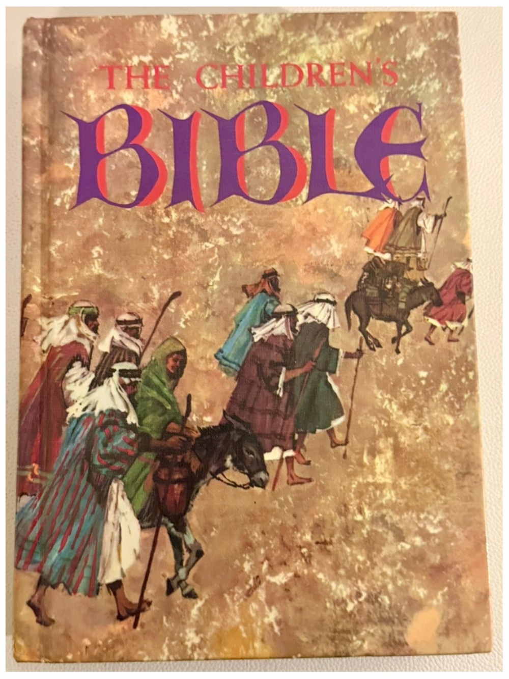 Vintage Golden Press Children’s Bible Illustrated Hardcover 1965 Religious Story